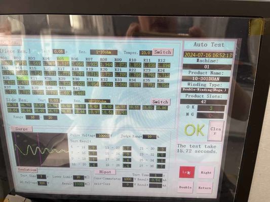 WIND-ATS-300 Máy cuộn động cơ DC AC Double Station Armature Test Panel nhà cung cấp