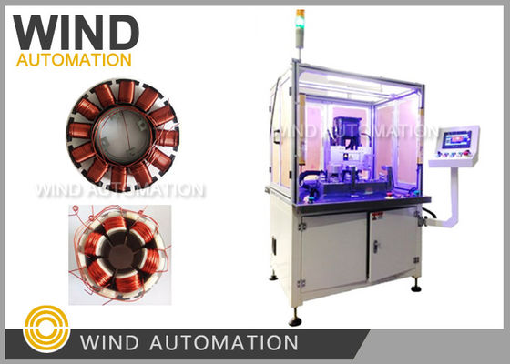Máy cuộn Inslot Outrunner Stator Bốn trục Servo Needle Winder 7kw Awg18 / Awg38 nhà cung cấp
