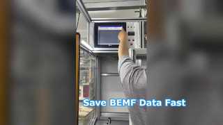 Cách lưu dữ liệu thử nghiệm của BEMF Station